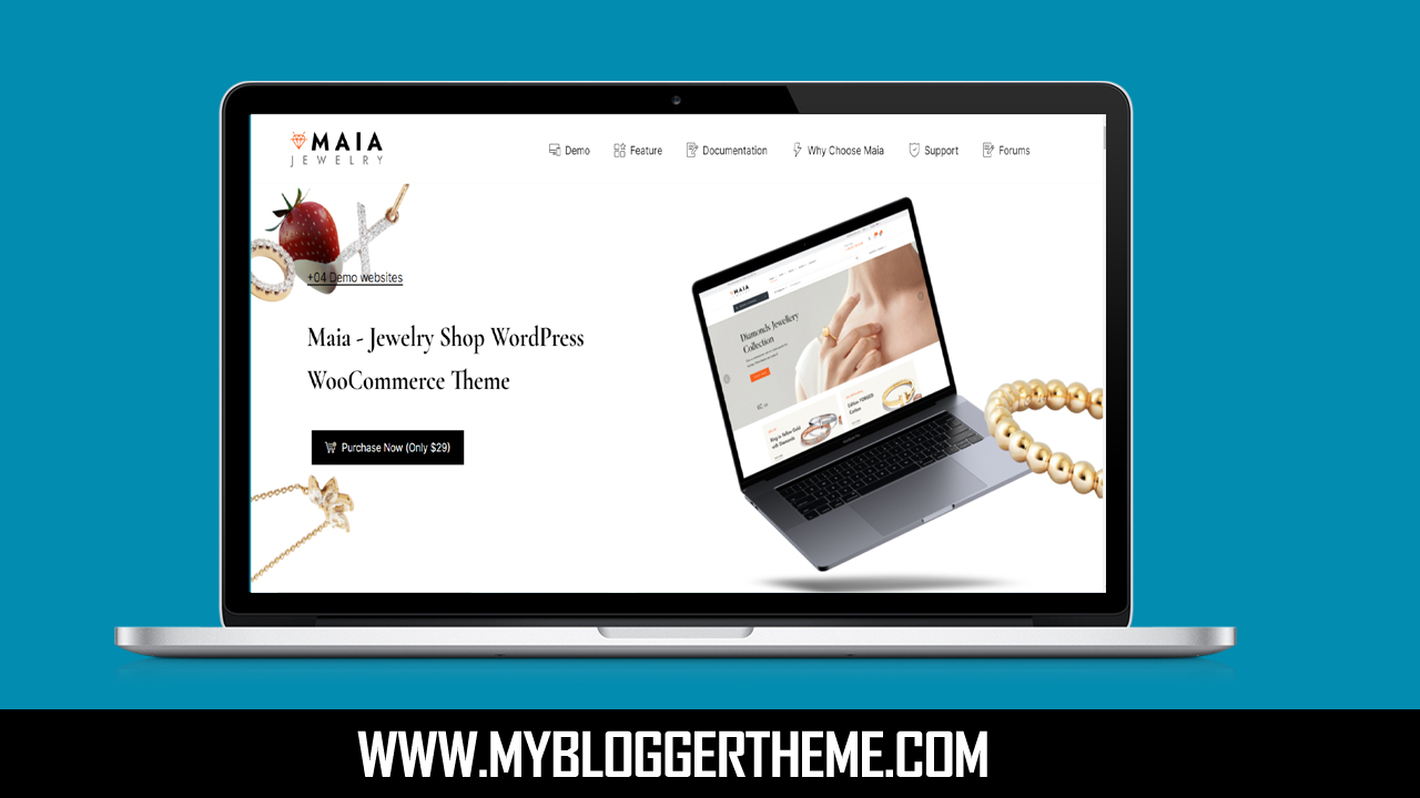 Maia - Jewelry Shop WordPress Premium Themes Free