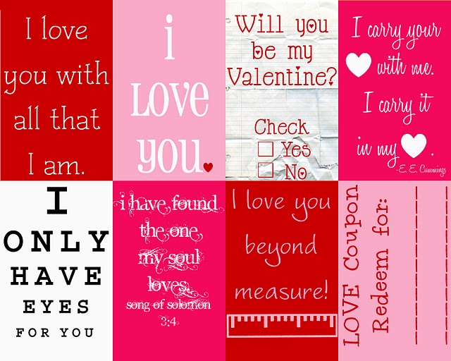 Printable Valentine's Day Messages