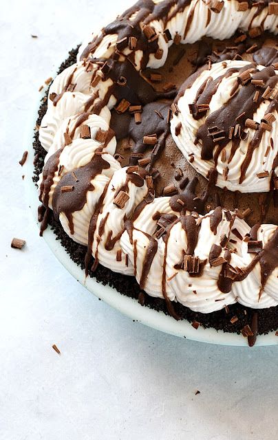 Mocha Almond Fudge Truffle Pie Recipe