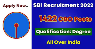 1422 Posts - State Bank of India - SBI Recruitment 2022(All India Can Apply) - Last Date 07 November at Govt Exam Update