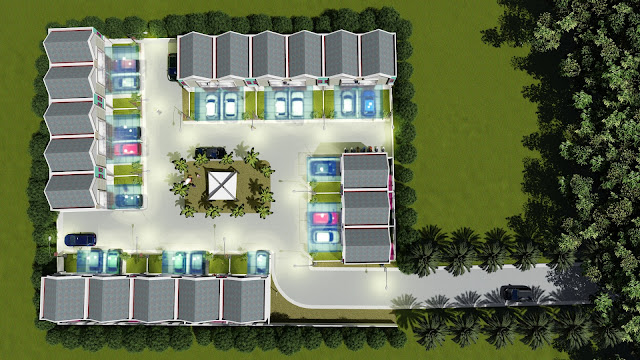 gambar site plan cluster