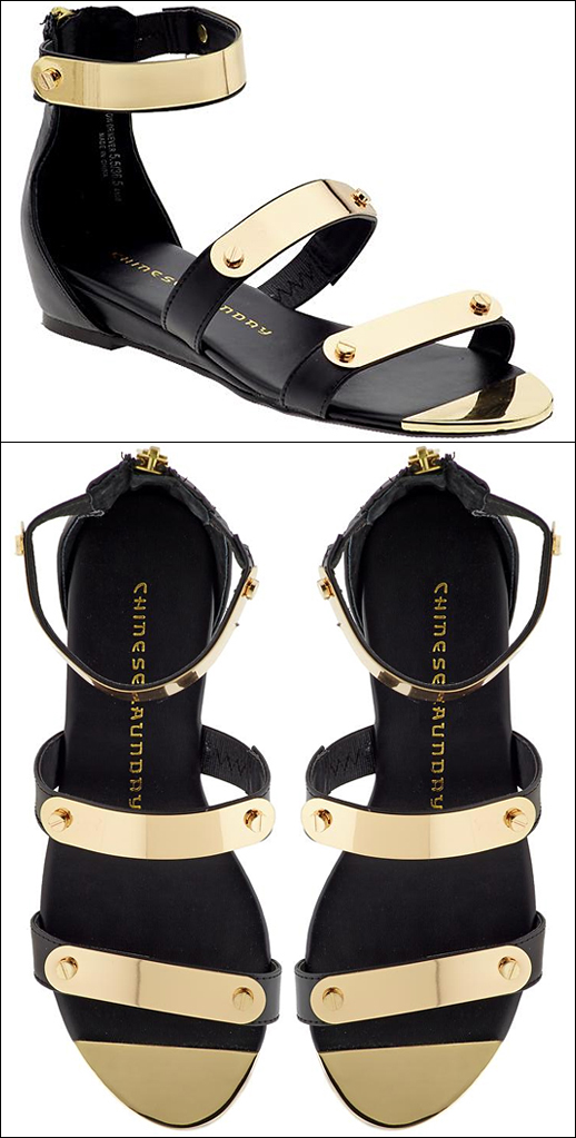 BKDailyNewz : Black and Gold sandals X Sexy X Trendsetters