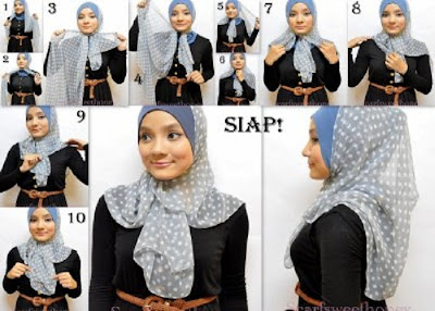 Cara Menggunakan Jilbab