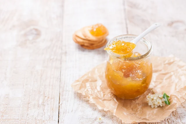 confiture de poires au citron et à la vanille