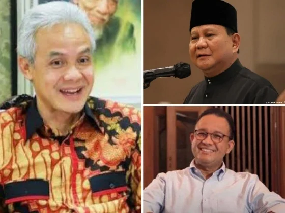 Akhirnya Ganjar Pranowo Jauh Tinggalkan Prabowo dan Anies Baswedan di Survei Terbaru Pilpres 2024