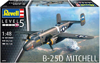 Revell 1/48 B-25C/D Mitchell (04977) English Color Guide & Paint Conversion Chart
