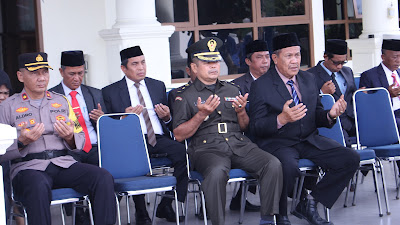 Wakapolres Aceh Selatan Hadiri Upacara Peringatan Hari Otonomi Daerah XXVII Tahun 2024