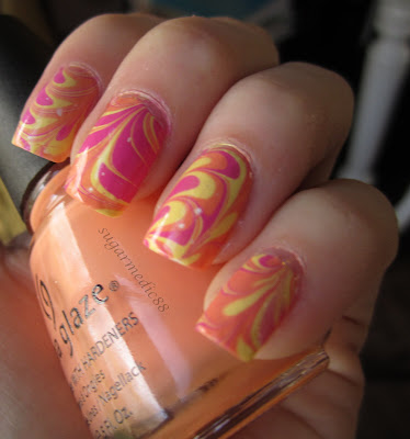 Bright Summer Water Marble