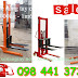 Xe nâng cao 1 tấn nâng cao 1m6, xe nâng tay cao 1000kg cao 1m6