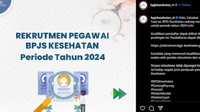 BPJS Kesehatan Rekrutmen Hingga Februari 2024, Berikut Informasinya