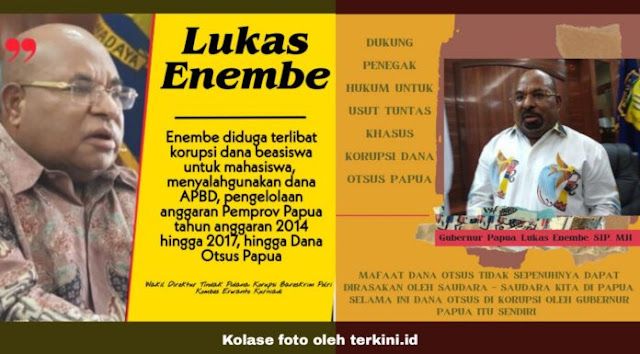 Gubernur Papua Diduga Korupsi Dana Otsus, Netizen Super Geram: Koruptor Harus Ditindak Tegas, Tangkap Lukas Enembe!