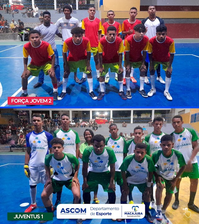 Confira os resultados da terceira rodada do Futsal Feminino e Masculino sub-17 de Macajuba