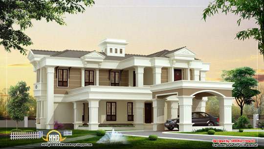 Beautiful luxury villa design - 420 Square meter (4525 Sq. Ft)- February 2016