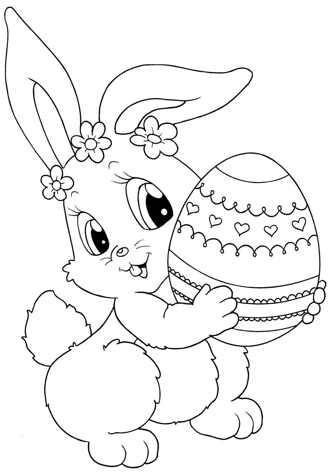 Printable Easter Egg Coloring Pages For