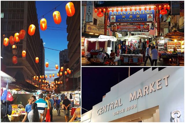 Chinatown y Central Market en Kuala Lumpur, Malasia