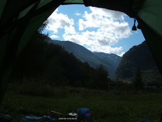 camp site in Flåm