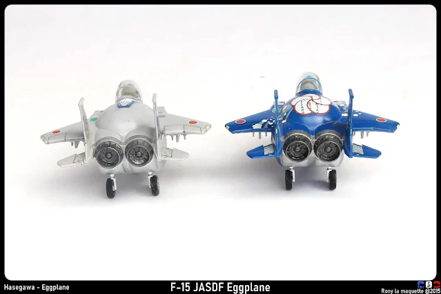 Maquettes F-15 JASDF Eggplane de la marque Hasegawa.