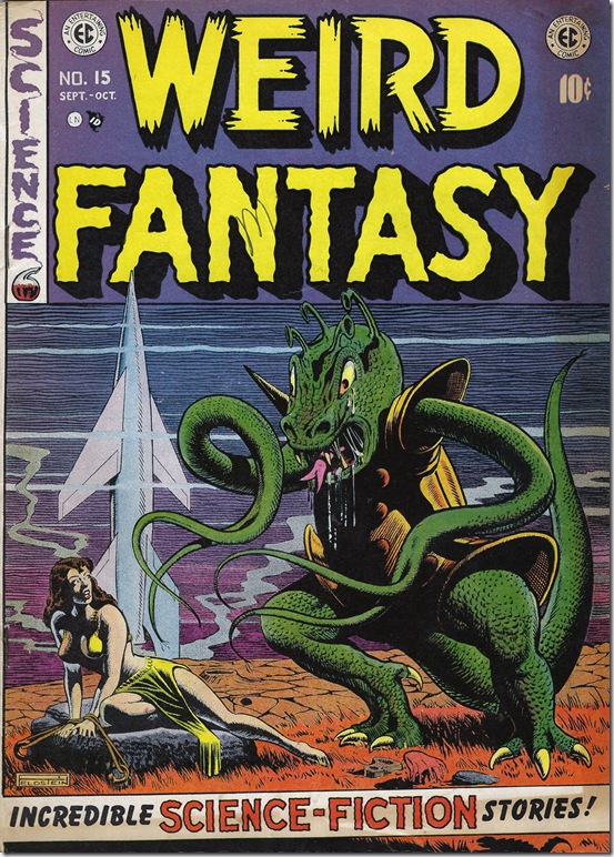 Weird Fantasy green monster