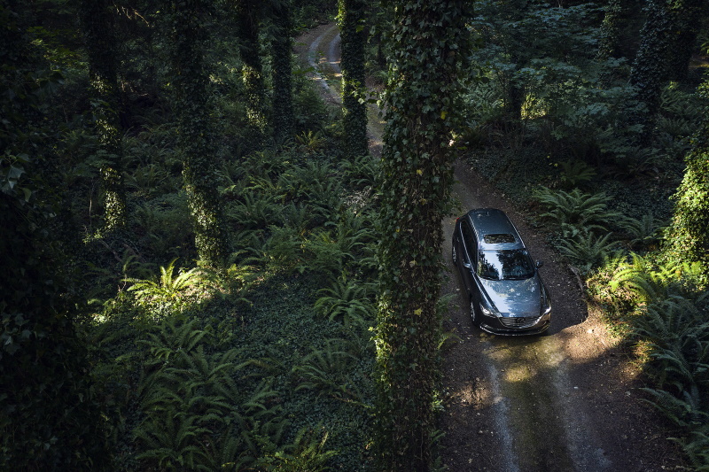 Mazda CX-9 Signature AWD Driving through the forest