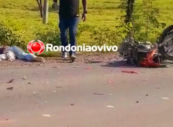 TRAGÉDIA: Identificado motociclista que morreu após colisão frontal com carreta na BR-364