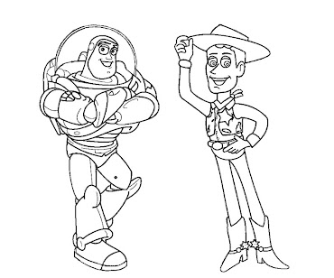 #5 Toy Story Coloring Page