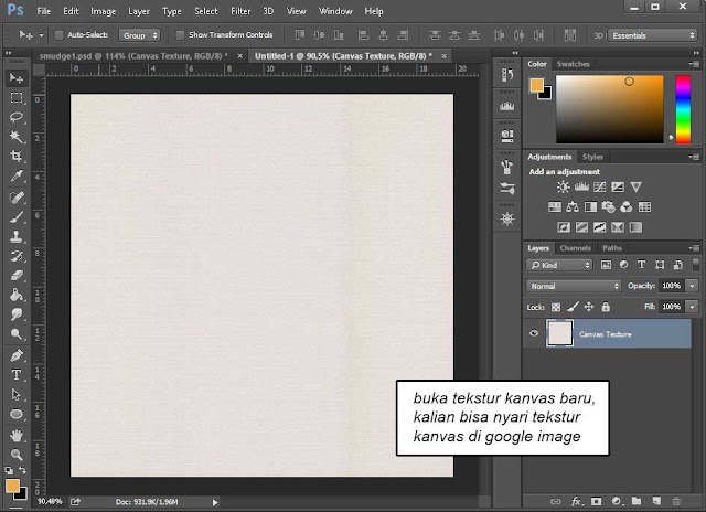 Tutorial Smudge Painting Photoshop Untuk Pemula