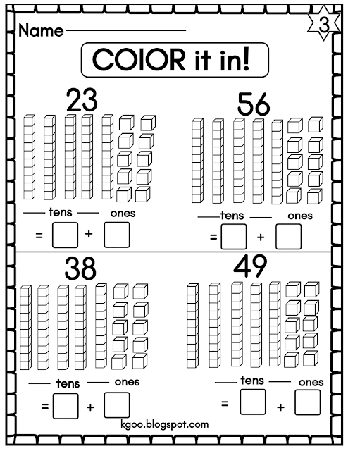 Place value worksheets