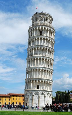 Construction of the Leaning Tower of Pisa