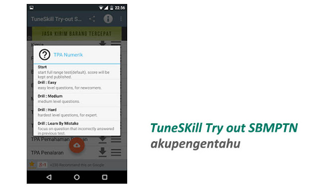 aplikasi android tes sbmptn 2016