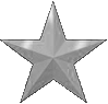 Gray stars clip art picture for fun