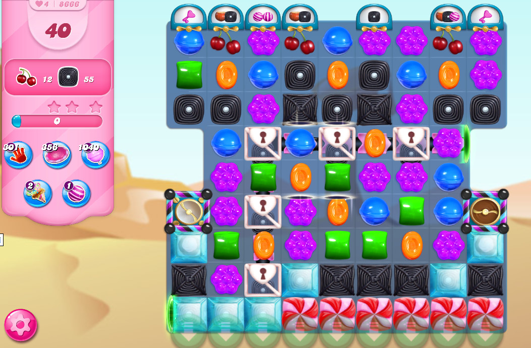 Candy Crush Saga level 8666