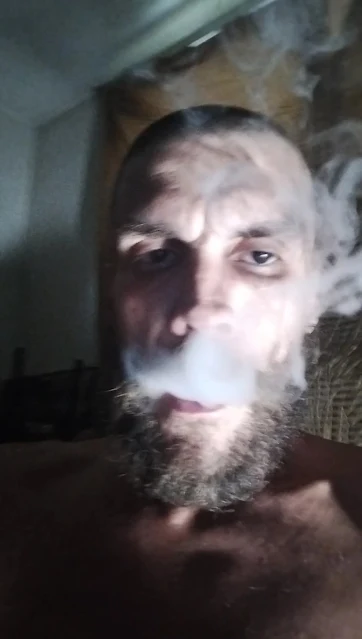 4/5 glazed and dazed exhaling chemicals Oregonleatherboy is stoned