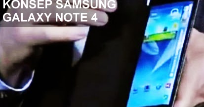 Phablet Samsung Galaxy Note 4 Layar Tiga Sisi Terbaru