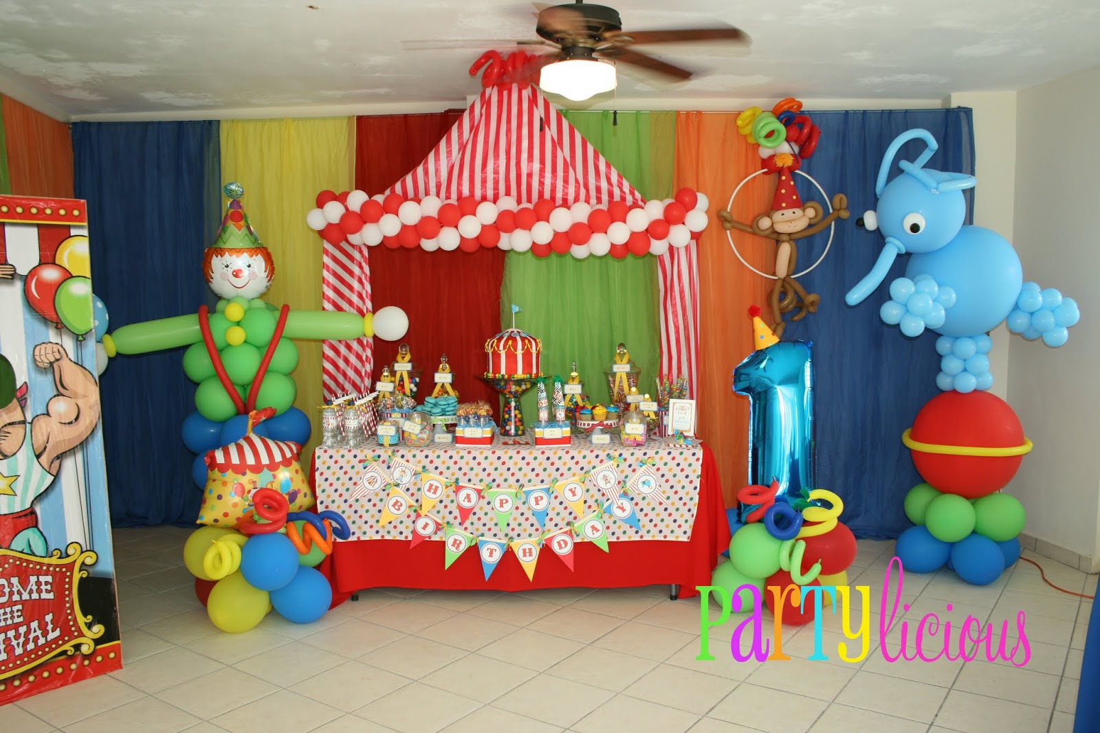  Circus  Balloon Decoration Party  Favors Ideas 