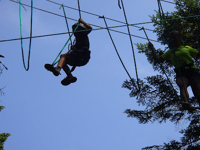 Park linowy "Wypasiona Dolina", trasa leśna