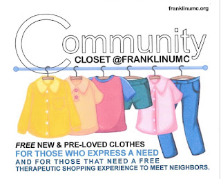 Update from The Community Closet @FranklinUMC