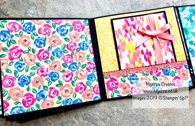 Nigezza Creates. Stampin' Up!® Garden Impressions Mini Album Part 3: Photo Mats & Pocket Inserts