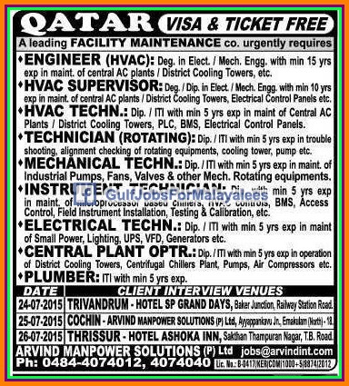 Visa & Ticket free for Qatar