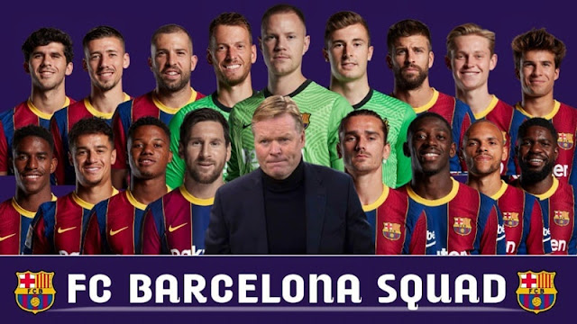 Skuad Pemain Barcelona 2020/2021