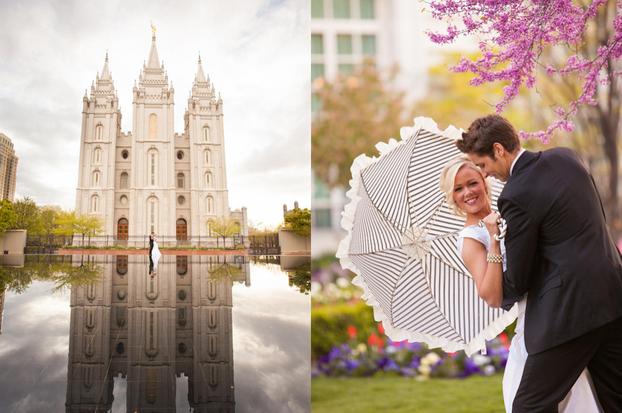 Amanda and Ben were sealed in the SLC Temple and held their reception ...