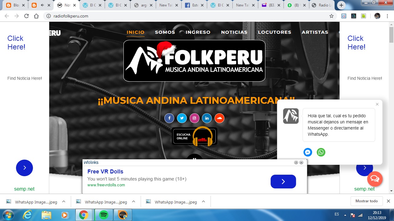 RadioFolkPeru acompaña a EL Palomo