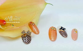 Korean cute nail art