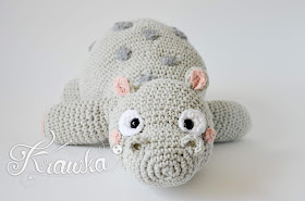 Krawka: Cutest Hippo crochet pattern ever by Krawka, hippo, hippopotamus, wild animals, crochet baby animals