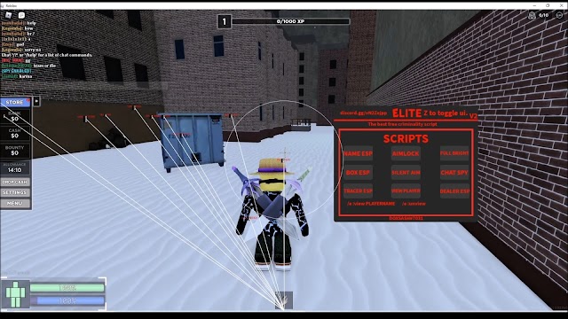 Roblox Criminality Script (AimLock, SilentAim, FullBright, Esp)