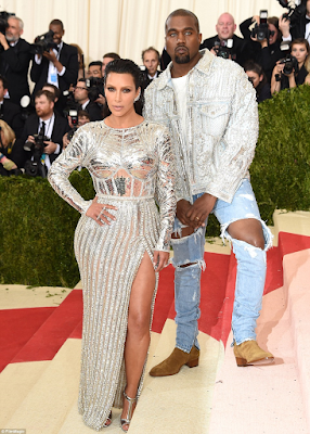 Kim and kanye red carpet MET Gala 2016