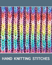 Learn Two-Color Brioche Pattern with our easy to follow instructions at HandKnittingStitches.com