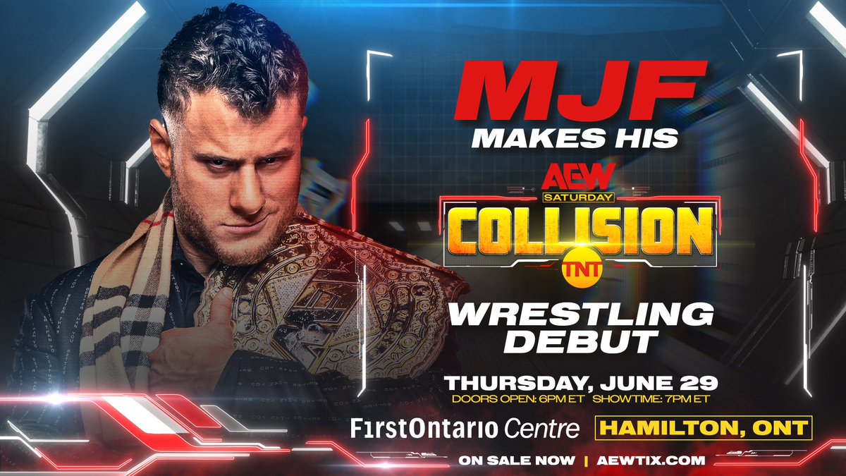 4 Matches And MJF's AEW Collision Debut Announced For Next Week