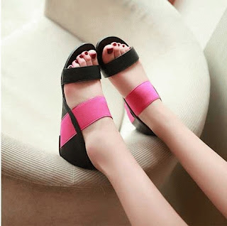 Grosir Sandal Flat Poppy termurah