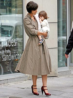 katie holmes bob back view. Leopard Print Scarf