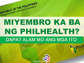 As a Philhealth member , you need to know all  these things to maximize its use and enjoy the benefits your Philhealth has to offer to you and your beneficiaries.   (Photos and images from Philhealth.)        Philhealth The Philippine Health Insurance Corporation or Philhealth is a Government Owned and Controlled Corporation (GOCC) founded on February 5, 1995. The main goal is to ensure  the health of every Filipino thru social health insurance. Base on the Filipino concept "bayanihan" in which every one in the community help those in need. The Philhealth goal is to make a mechanism where every Filipinos help each other. Rich helping the poor. Young ones help the elderly. Healthy ones help the sick. Everyone will get old and be sick, its purpose is for everyone to contribute for the National health insurance Program to ensure the health of every Filipino.                                                  Philhealth Members  Philhealth is for ALL. Regardless of social status: poor, rich, young , old, sick, healthy, working or jobless, every Filipino must be a member.  Here are the membership categories of Philhealth:  1. Formal Economy Members: employees, business owners, household workers and family drivers.  2.Informal Economy Members (or voluntary/individually paying): includes Overseas Filipino Workers (OFWs), self earning individuals, naturalized Filipinos and foreigners living in the Philippines.  3. Sponsored Members: members who's contributions are paid by a sponsor like the local government, government agency or private individual or agency. It includes low earning individuals that are not considered as indigents like barangay health workers, nutrition scholars, etc. Orphans,abandoned kids, out-of-school-youth, street children, Person with Dissabilities (PWDs), abused and pregnant women under the custody of the DSWD is also registered here.  4. Indigent Members: poor families selected by the DSWD using the National Household Targeting System for Poverty Reduction (NHTS-PR or " Listahanan). It determines the families to be included in government programs to eliminate poverty.  5. Lifetime Members: members  with ages 60 and above and retired employees that contributed not less than 120 months Philhealth contributions. Senior Citizens- Under the Expanded Senior Citizen Act (RA 10645), all Filipinos with ages 60 and above is already covered by Philhealth.    Registration: Registration is easy under any membership categories. Go to any Philhealth office near you and submit the correctly filled-up Philhealth Member Registration Form (PMRF). No need to submit any supporting documents unless it is needed for  verification.  Reminder: To avoid any penalty under the law, make sure that all the information provided in your PMRF are absolutely true.      Member's Data Record and Philhealth ID  When you are already registered to Philhealth, the new member will receive:  1. Philhealth Identification Number (PIN). The PIN is the permanent number of every members. 2. Philhealth ID that indicates the following: Philhealth Identification Number (PIN) Member's name. Members signature. Membership validity date for sponsored/indigent members. 3. Member Data Record (MDR) MDR indicates the member's name, address, legal dependents and the date of their insurance with Philhealth (for sponsored/indigents/OFW members).    Keep your Philhealth ID and MDR safely. You will need it to use your benefits and for other transactions with Philhealth.  In the meantime, only the MDR is being issued for indigent, sponsored members and Senior Citizens. This document will be enough for them to enjoy their benefits.   For Indigent/Sponsored members: You can get in touch with the Local Government Unit to determine the members belonging to the  Indigent/Sponsored Program in the area. Philhealth ensures that every LGUs has the complete list of the members included in the program.    Qualified Dependents  The whole Family is covered by Philhealth. Philhealth protects the whole Family. The member and family members can use Philhealth benefits..  The qualified dependents are as follows: Legal spouse that is not a member of Philhealth. Children 20 years old and below, single and jobless (including step children, adopted, illegitimate and legitimated/recognized children. Parents 60 years old and above  and not a Philhealth member. Foster Child who went through DSWD Process according to Foster Care Act of 2012 or RA10165 Children or parents with with permanent disabilities.            Below are the list of contributions scheduled by Philhealth for specific members.        You can pay your Philhealth contributions at any Philhealth office  or any accredited collecting agents nationwide.      What are the benefits?  Every member must know the benefits they can get by being a Philhealth member. Members and qualified dependents has benefits for medical expenses for every sickness or operation. Members and legal dependents can get equal benefits. Every year, there is allocated 45 days hospitalization allowance for the member and 45 days to be divided to all qualified dependents. Hospitalization days in excess of 45 days will not be covered by Philhealth.  This benefit can be used by the member and qualified dependents provided that:   The member has updated contributions (except Lifetime and Senior Citizen Members) or valid Philhealth coverage( for Sponsored, Indigent, and OFWs). Go to a Philhealth-accredited hospitals or clinics. The allocated  45 in a year is not yet consumed for the member and qualified dependents except for the other Philhealth benefits such as hemodialysis.  All Case Rates  The benefits will be paid by Philhealth in terms of Case Rates whereas every illness or operation has price allotment to be divided to the hospital and the doctor. This way , the member can already determine how much will be covered by Philhealth before hospitalization.  Below are the equivalent value of benefits for some selected  sickness and operations under  the All Case Rates (ACR) continually widened by Philhealth:          In Philhealth's NO BALANCE BILLING, there will be no additional payments for hospitalization in public and selected private hospitals.   Good news! For  sponsored, household workers and indigent members and dependents, if they are confined in a public hospitals and other facilities such as dialysis centers, lying in clinic, or ambulatory surgical clinics, there will be no fees to pay. Under the NO BALANCE BILLING, Philhealth will shoulder all expenses for the doctor and hospitalization in any  Philhealth accredited hospitals.  Reminder: If confined in a private hospital, the member should pay the cost that exceeds in the aforementioned case rates. There will also be an additional cost if they will choose rooms/wards and/or doctor in government hospitals.    Below are the list of the outpatient benefits available at any Philhealth-accredited hospitals/clinics.                  Z BENEFITS Benefits provided for sickness that needs long term hospitalization.  Below are the benefits included in Z Benefits.          HOW TO AVAIL THE PHILHEALTH BENEFITS?    To use Philhealth benefits: Look for My Philhealth Portal in the hospital and show any valid government ID.  Submit the properly filled-up Philhealth Claim Form 1 together with the supporting documents that may be required in the hospital, when needed.  OFWs or their qualified dependents  confined overseas can also avail of the Philhealth benefits through direct filing. You just need to  submit the following in any Philhealth office near you within 180 days after being discharged to avail of the benefits:  Copy of Medical Certificate stating the final diagnosis, confinement period and services rendered. Properly filled-up Philhealth Claim Form 1 Copy of the official receipt or detailed statement of Account Updated Members Data Record or any alternative documents to prove identity/photocopy  of latest proof of payment.    Below is an example of Philhealth Claim Form 1          For any questions, you can visit any Philhealth office near you.           RECOMMENDED:  DOLE Sec. Bello in Kuwait   OFW EXECUTED IN KUWAIT  PRESIDENT DUTERTE VISITS ADMIRAL TRIBUTS    DTI ACCREDITED CARGO FORWARDERS FOR 2017   NO MORE PHYSICAL INSPECTION FOR BALIKBAYAN BOXES    BOC DELISTED CARGO FORWARDERS AND BROKERS    BALIKBAYAN BOXES SHOULD BE PROTECTED  DOLE ENCOURAGES OFW TEACHERS TO TEACH IN THE PHILIPPINES                           ©2017 THOUGHTSKOTO